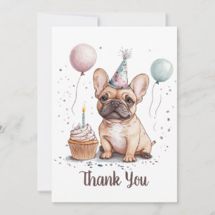 Thank You Birthday French Bulldog