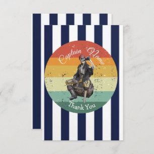 thank you birthday .Pirate nautical