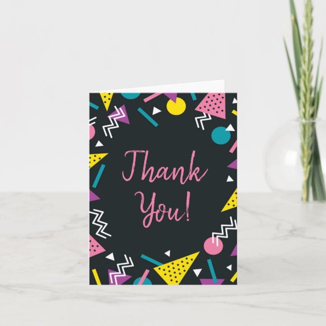 Thank You Black and Retro (Front)