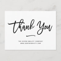 Thank You | Black and White Retail Small Business