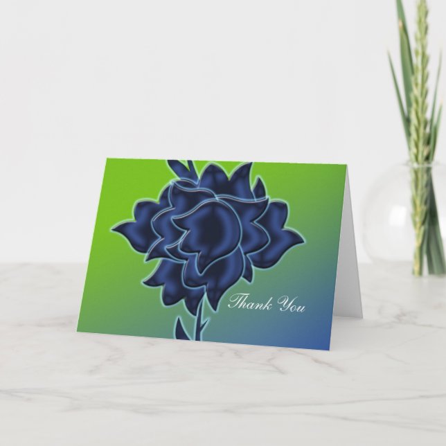 Thank You blank greeting card (Front)