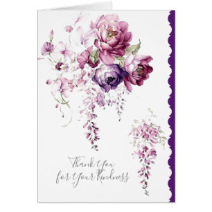 Thank You Blessing Lavender Flowers Religious