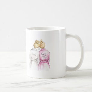 THANK YOU Blonde Bun Bride Bl Maid of H Coffee Mug