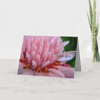 Thank You Bloom Me Away Pink Ginger Card