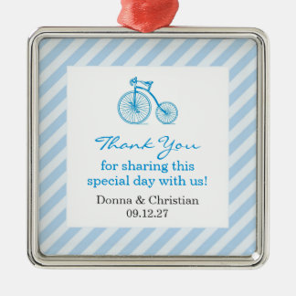Thank You Blue Baby Shower Favour Ornament