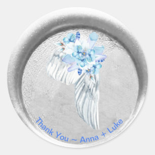 *~* THANK YOU Boho Angel Wing Faux  Wax Seal