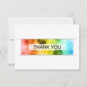 thank you (bokeh) card