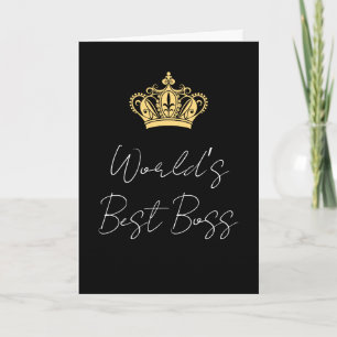 Thank You Boss Card   Appreciation Card for Boss 
