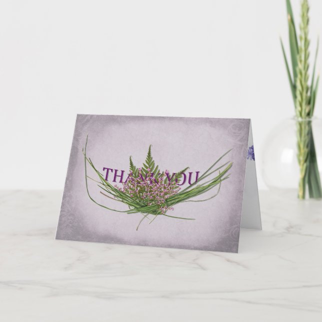 Thank You Bouquet Card (Front)