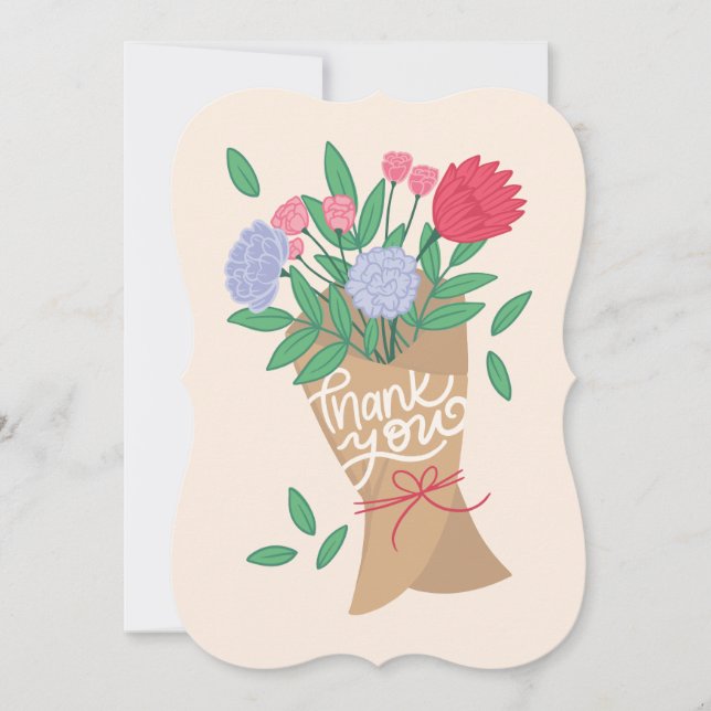 Thank You Bouquet Card (Front)