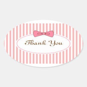 Thank You Bow Stickers