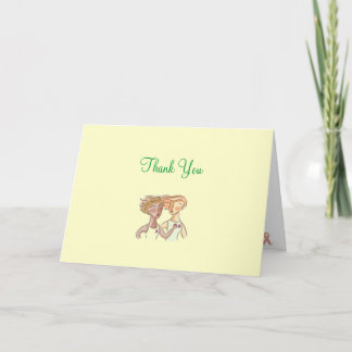 Thank You,breast cancer Thank You Card