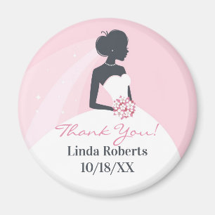 Thank You Bridal Shower Favours Magnet