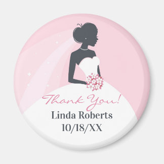 Thank You Bridal Shower Favours Magnet
