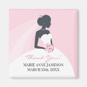 Thank You Bridal Shower Favours Magnet