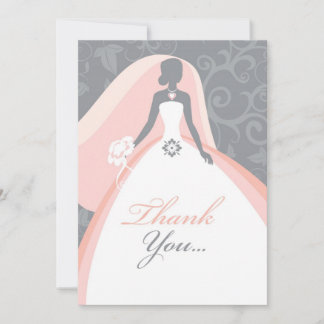 Thank You Bridal Shower Flat Cards