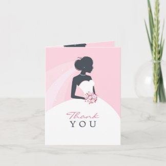 Thank You Bridal Shower Folded Card