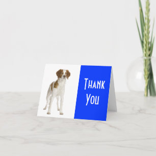 Thank You Brittany Spaniel Puppy Dog Card