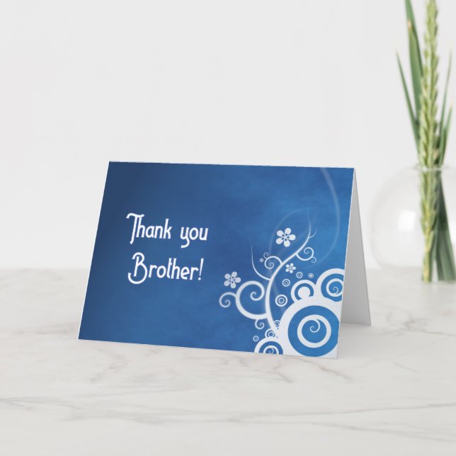 Thank you Brother Card (Front)