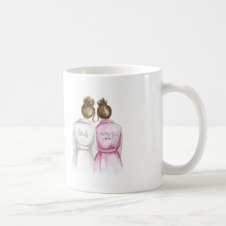 Thank You Brunette Bun Bride Brunette Bun Matron Coffee Mug