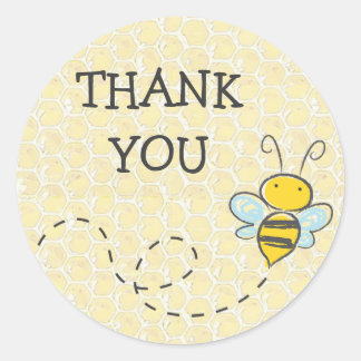 Thank You Bumble Bee Sticker