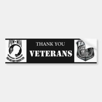 THANK YOU BUMPER STICKER