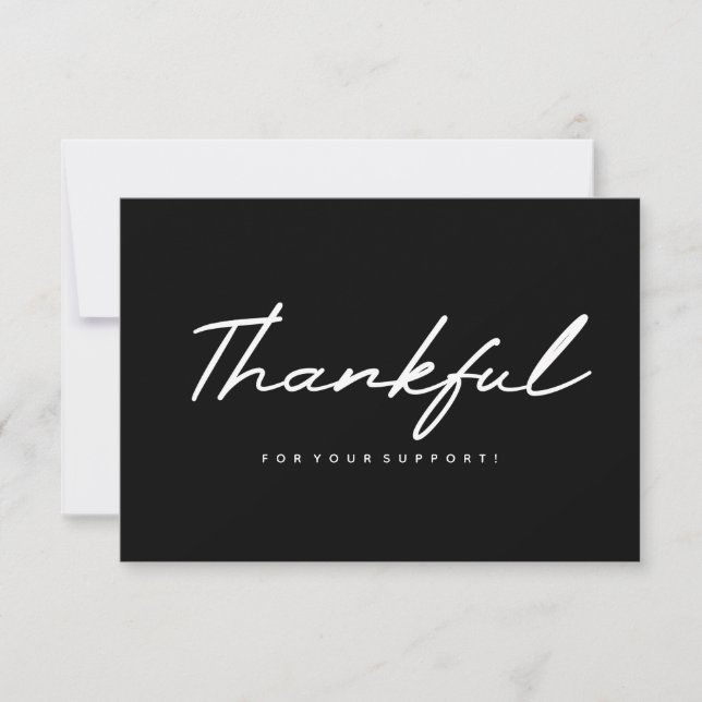 Thank You Business Card (Front)