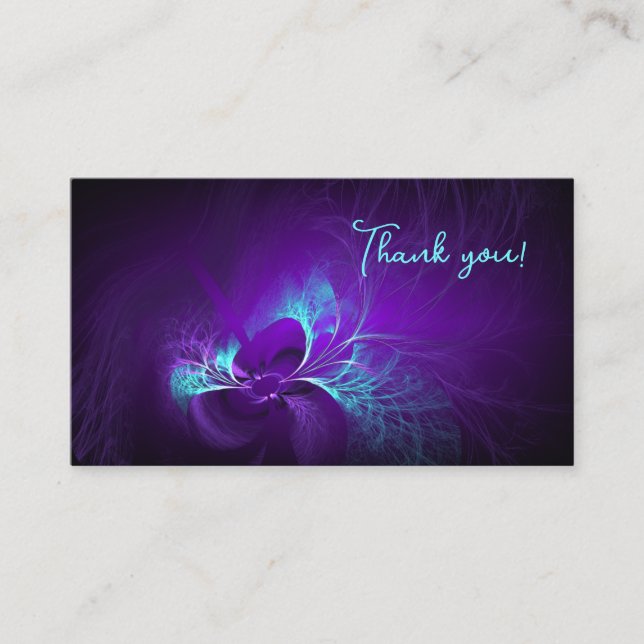 Thank you  business card (Front)