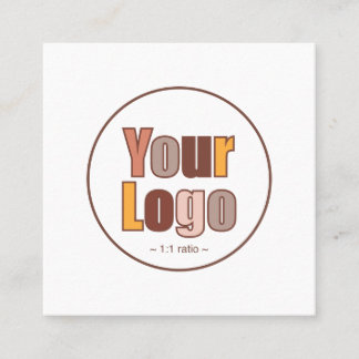 Thank You Business Logo Modern Minimalist Discount Card