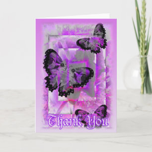 Thank You Butterfly Wishes by Valxart Card