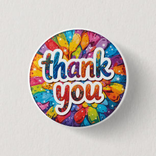 Thank You Button Badge