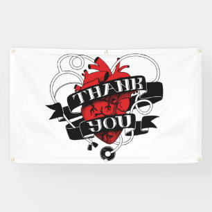 "Thank You" by Ellis Ringle Outdoor Banner