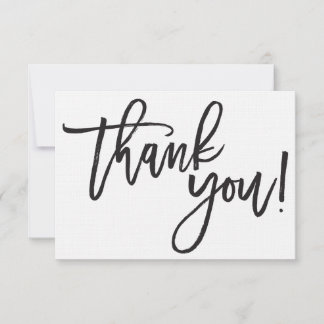 Thank You Calligraphy Card