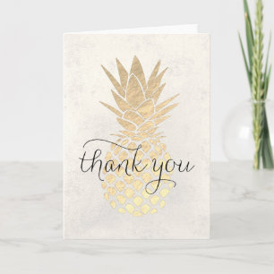thank you calligraphy pineapple