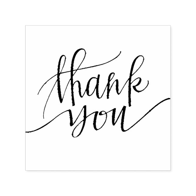 thank you callygraphy self-inking stamp (Design)