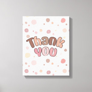 Thank you  canvas print
