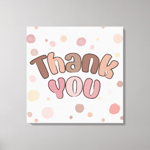 Thank you  canvas print