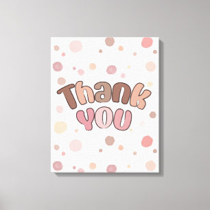 Thank you  canvas print