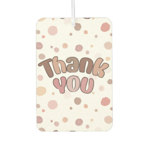 Thank you  car air freshener