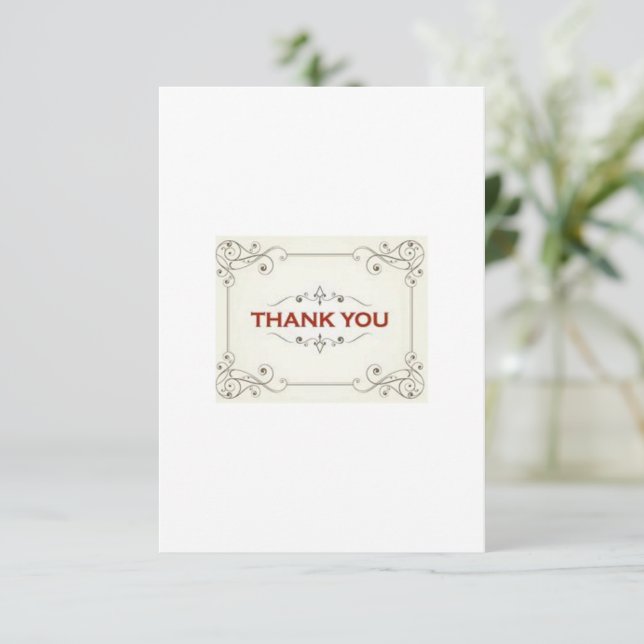 Thank You Card (Standing Front)