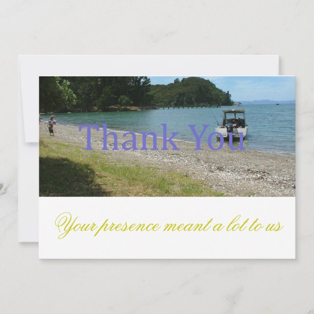 Thank you card (Front)