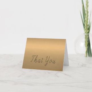 Thank You Card