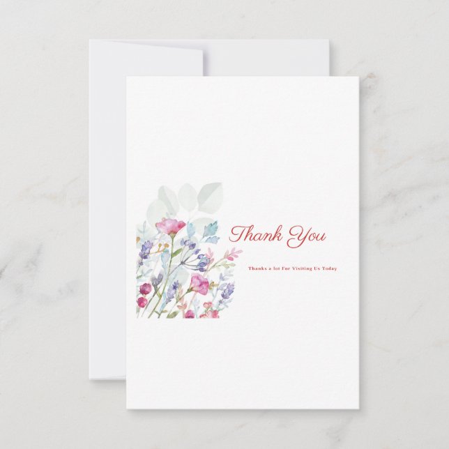 Thank you card (Front)