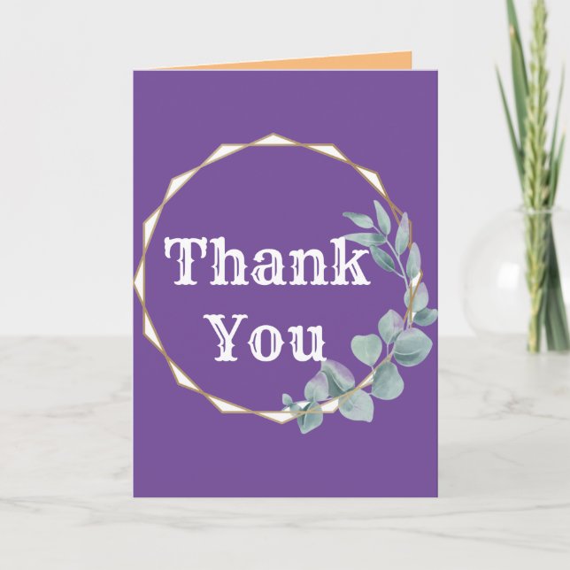 Thank You Card (Front)