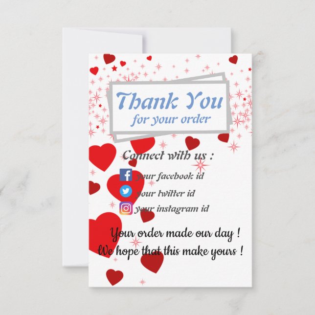Thank You Card (Front)