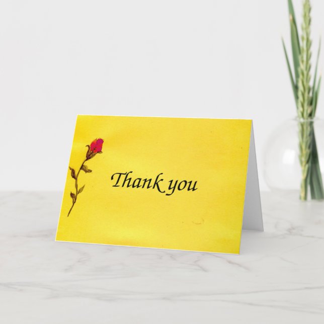 Thank you card (Front)