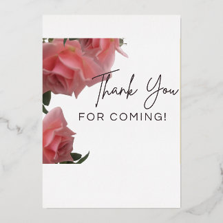 Thank you card