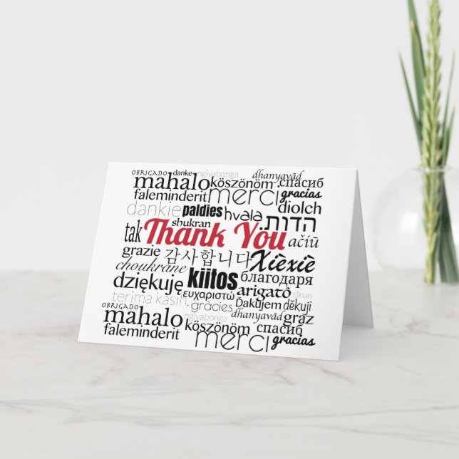 Thank You Card (Front)