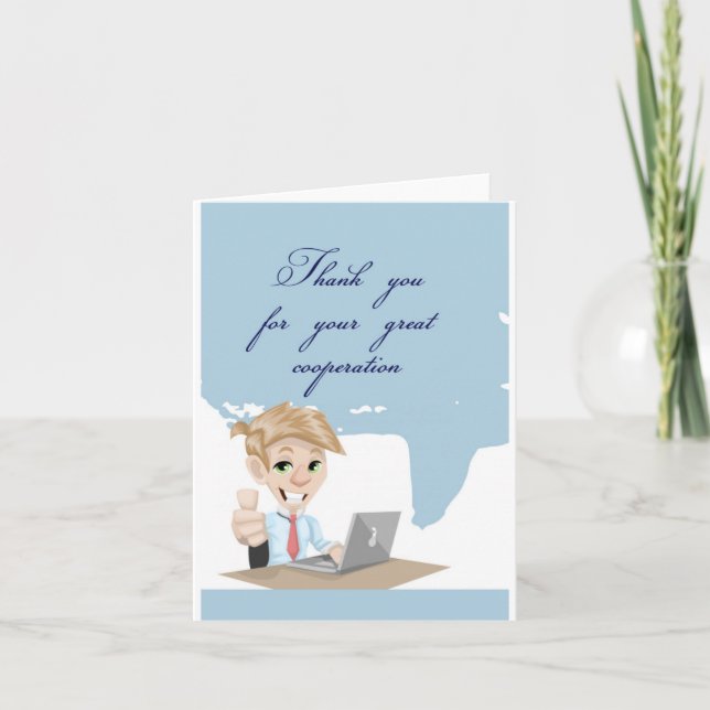 Thank you card (Front)