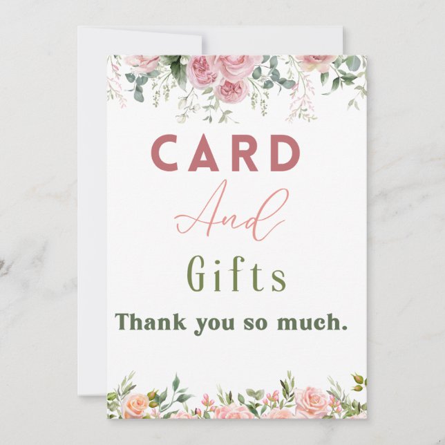 Thank you card  (Front)